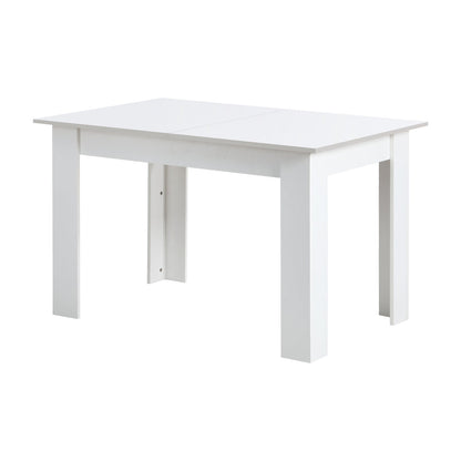160cm Extendable Dining Table Cafe Table White