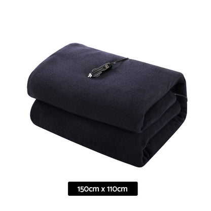 Electric Heated Blanket Car Truck Throw Rug Travel Camping 12V Dc Aut