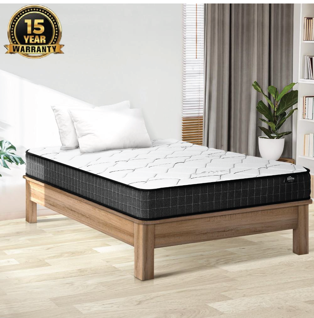 H&L 16cm Single Mattress Bonnell Spring Medium Firm