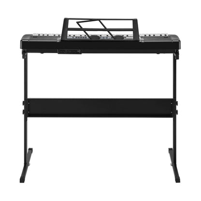 61 Keys Electronic Piano Keyboard Lighted Electric Keyboards Holder Stand