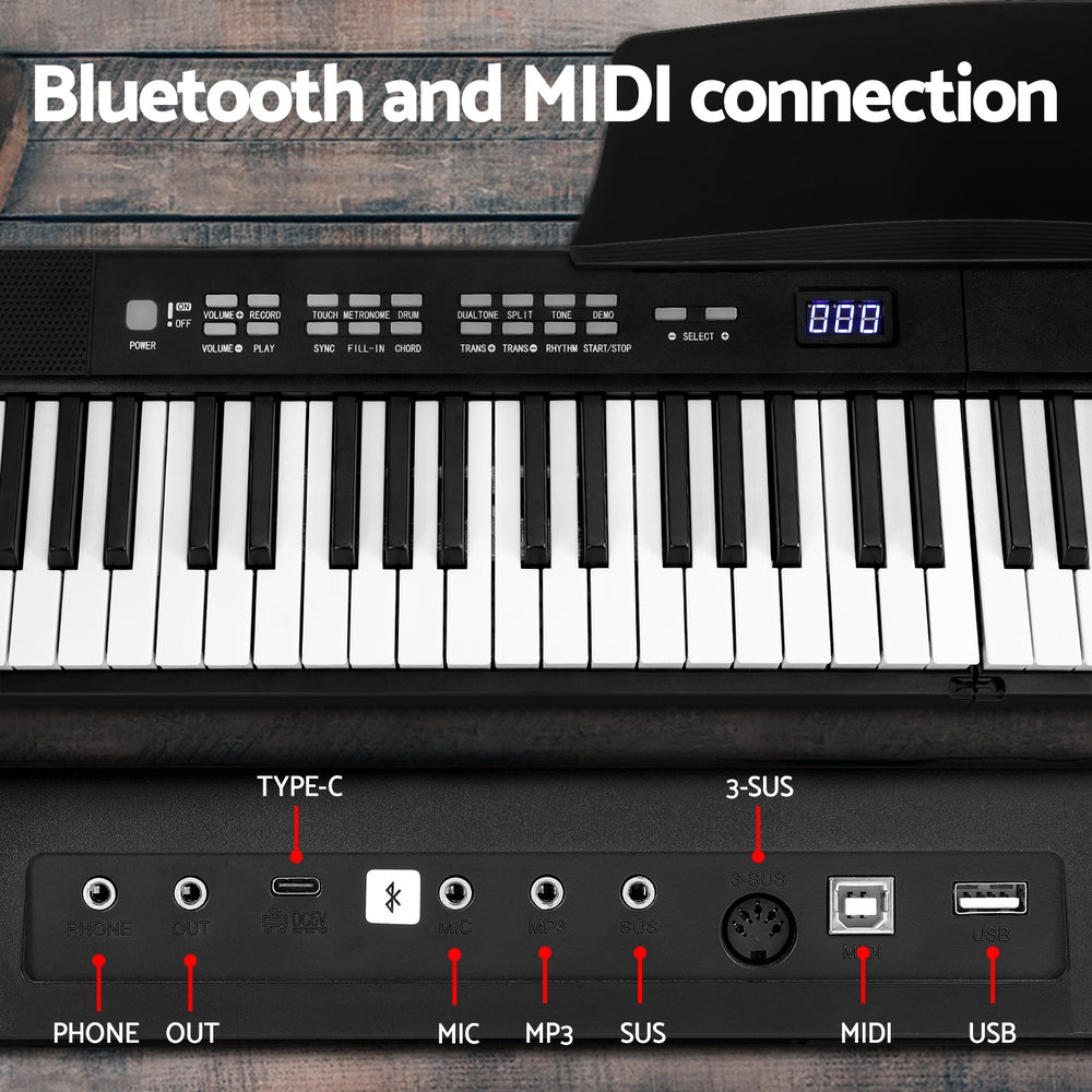 88 Keys Foldable Electronic Piano Keyboard Digital Electric w/ Carry Bag