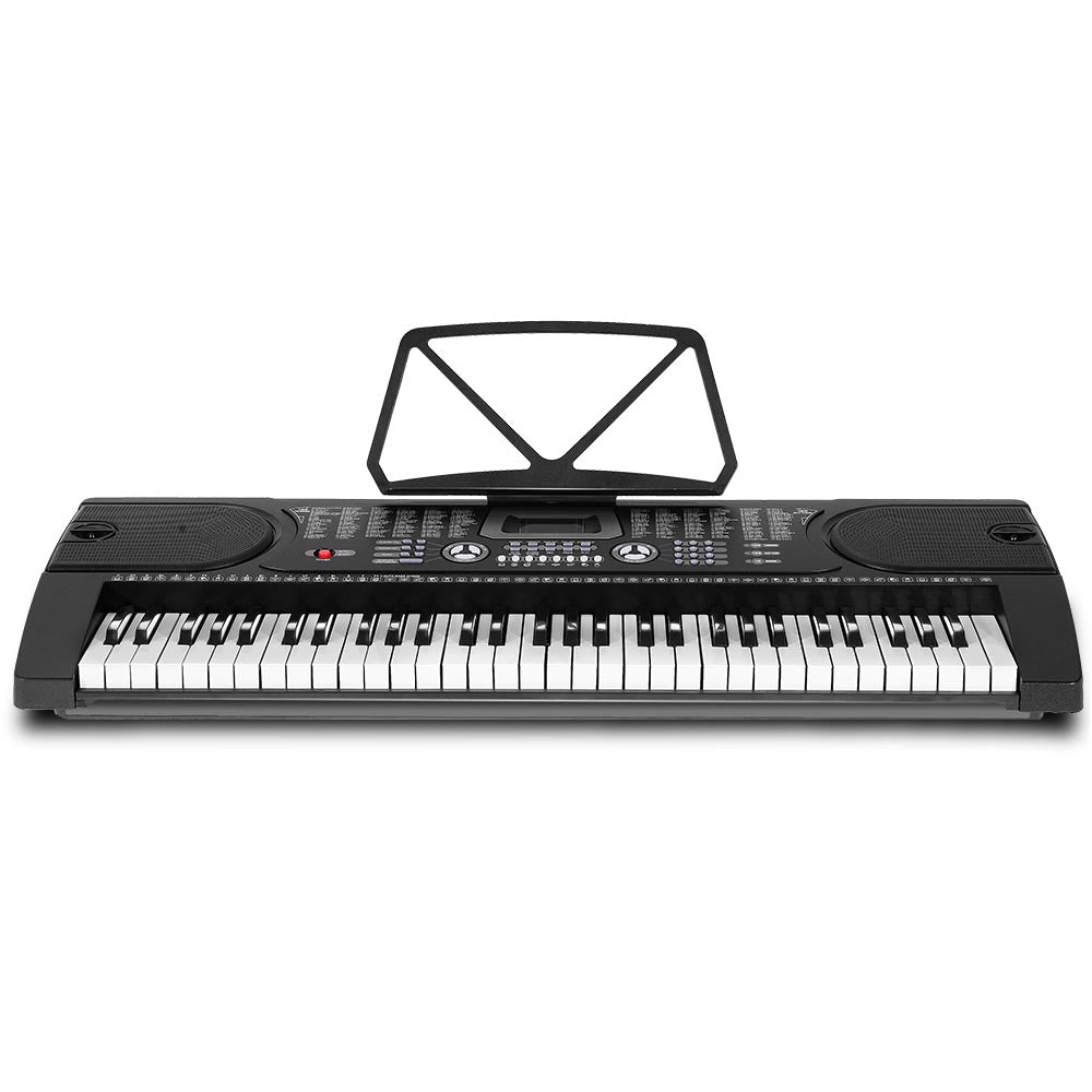 61 Keys Electronic Piano Keyboard Digital Electric W/ Stand Beginner Black