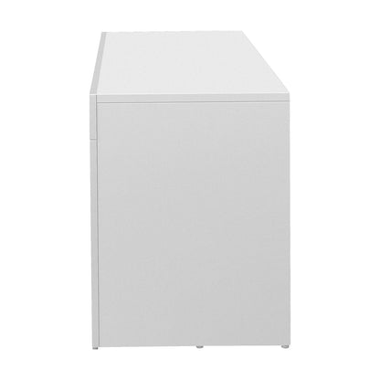Modern and Stylish White Entertainment Unit Stand with RGB LED - 180CM