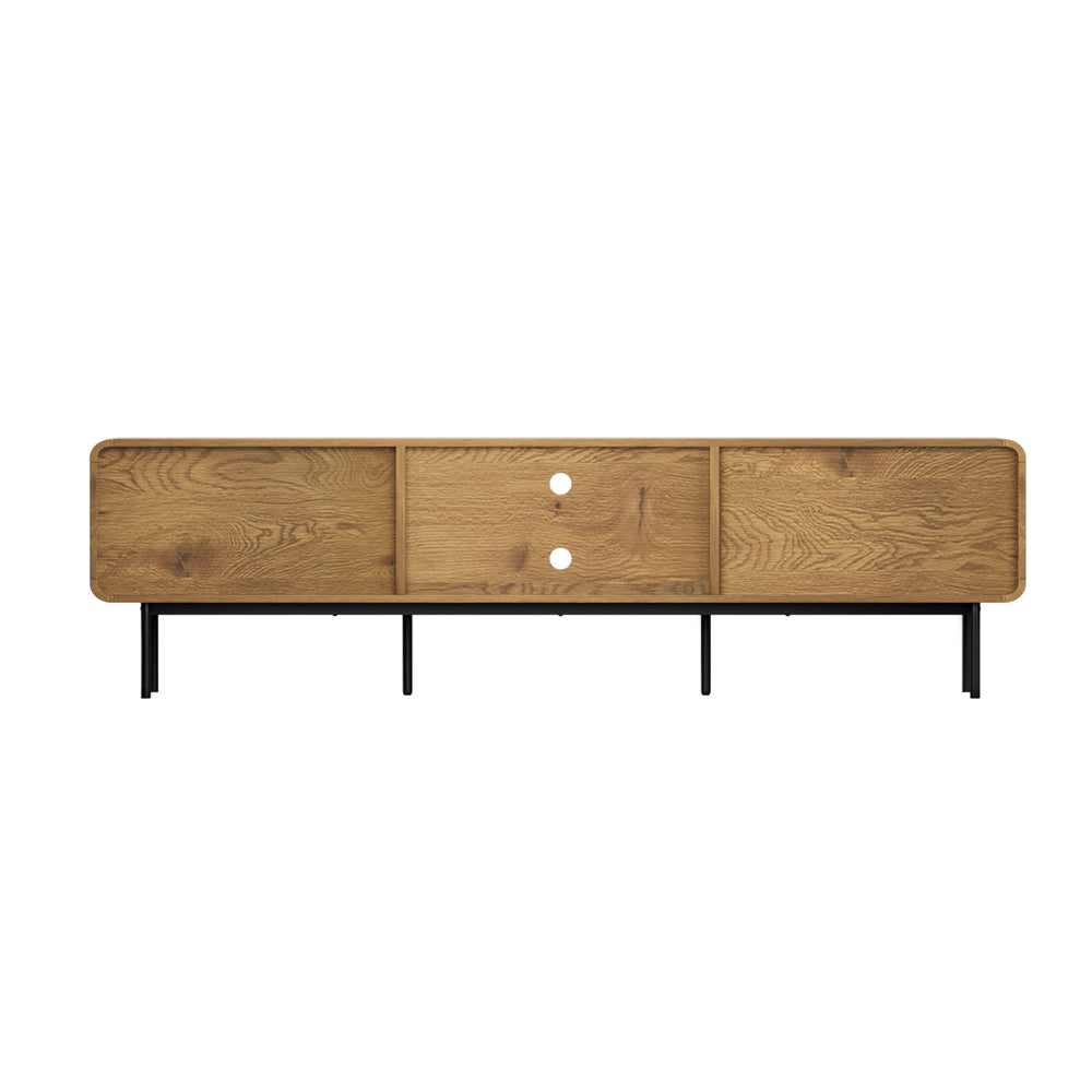 TV Cabinet Entertainment Unit Stand 180cm Oak