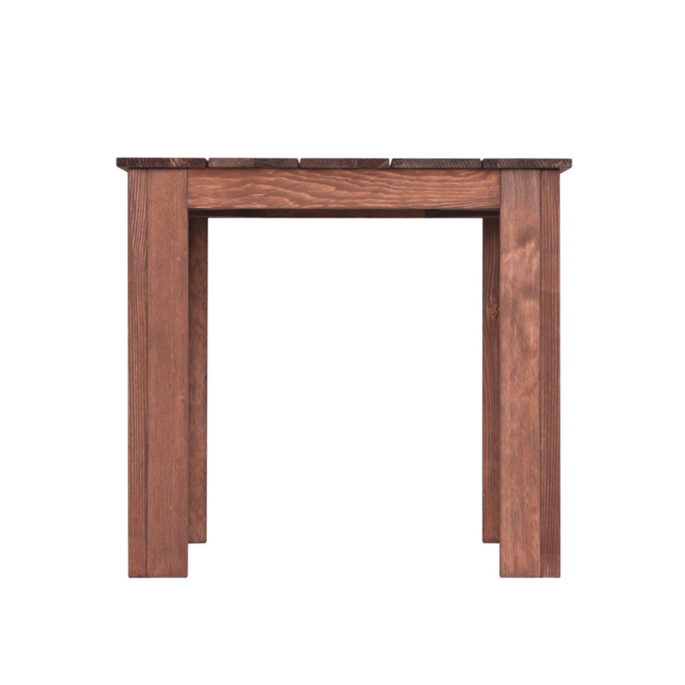 Wooden Coffee Side Table - Outdoor Camping Brown