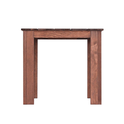 Wooden Coffee Side Table - Outdoor Camping Brown