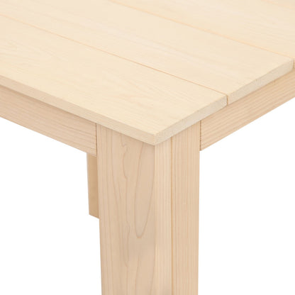 Wooden Coffee Side Table - Outdoor Camping Natural