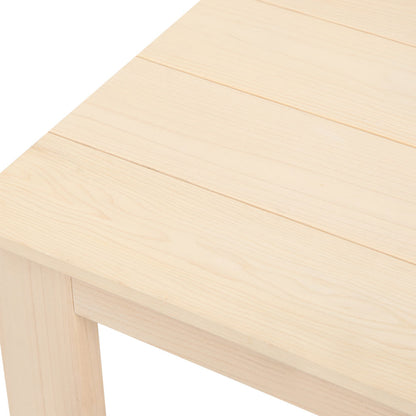 Wooden Coffee Side Table - Outdoor Camping Natural