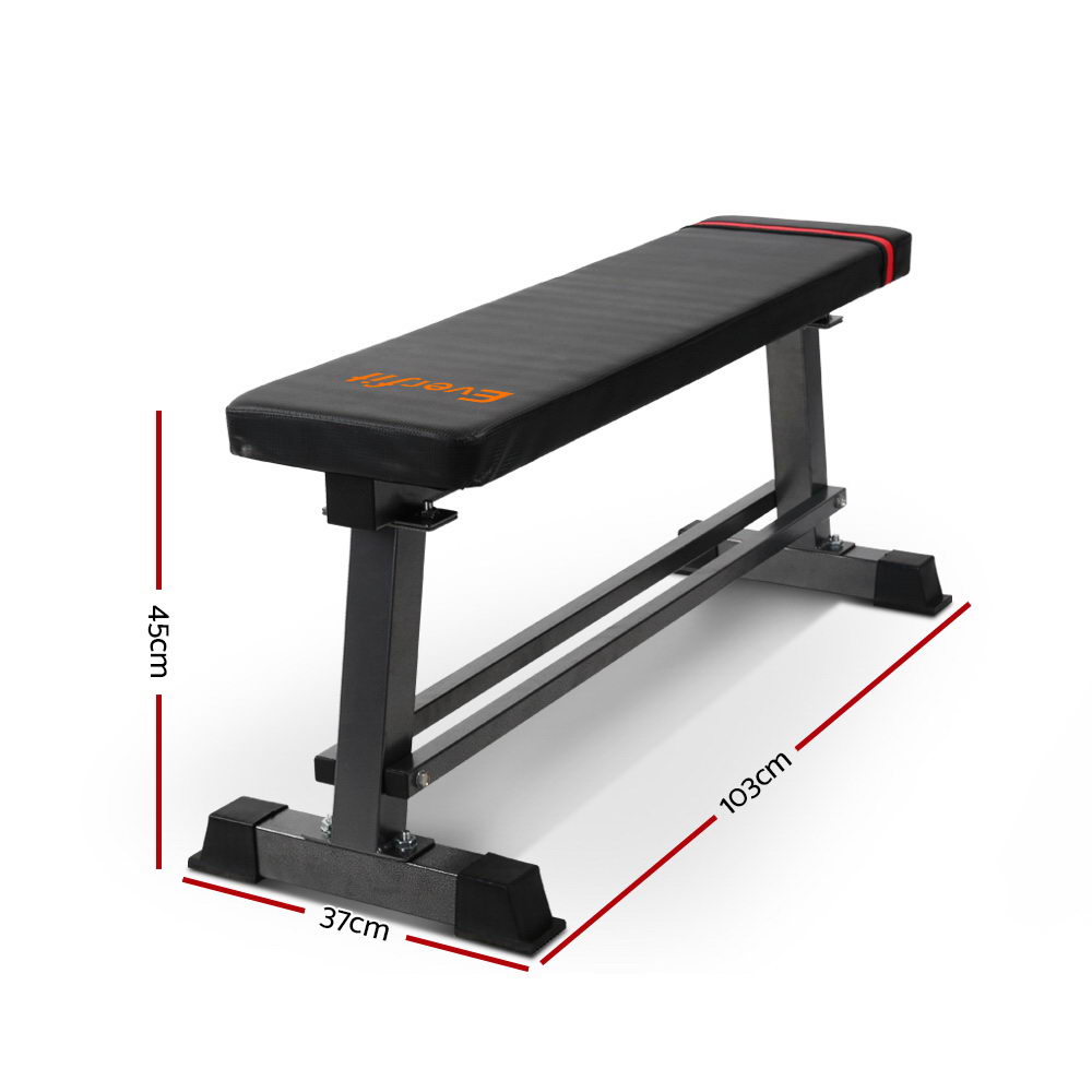 Weight Bench Flat Bench Press Home Gym Equipment 300Kg Capacity