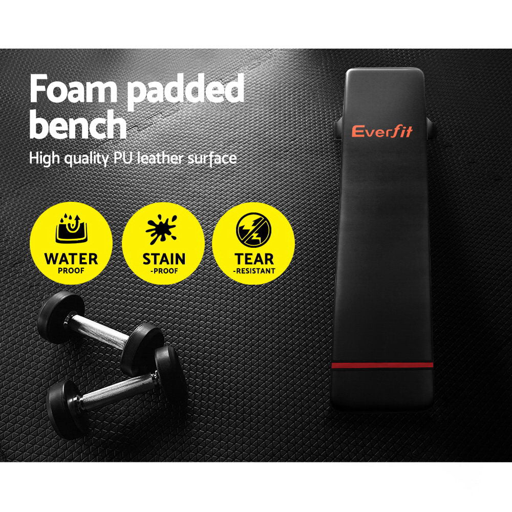 Weight Bench Flat Bench Press Home Gym Equipment 300Kg Capacity