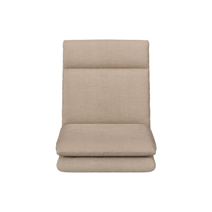 Floor Lounge Sofa Bed 1 Seater Linen Beige