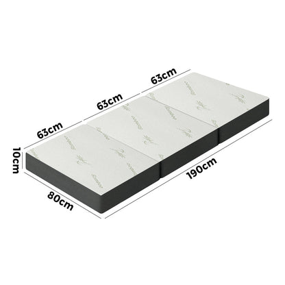 Folding Foam Mattress Trifold Sleeping Mat Single
