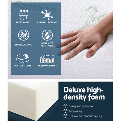Foldable Mattress Folding Foam Sofa Bed Mat Bamboo