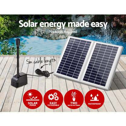 Solar Pond Pump With 2 Panels 7.2Ft