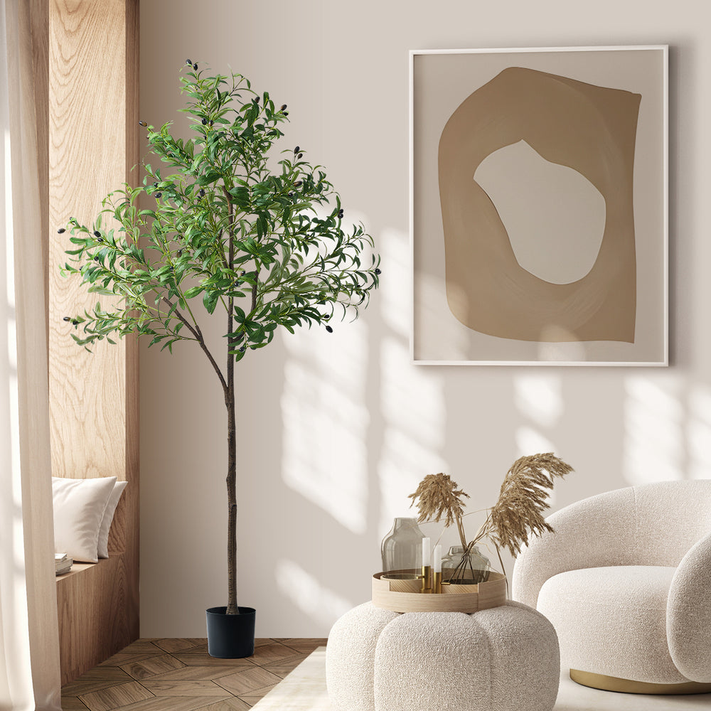 180cm Artificial Olive Tree Lifelike Potted Plant Indoor Outdoor Home Decor Styile