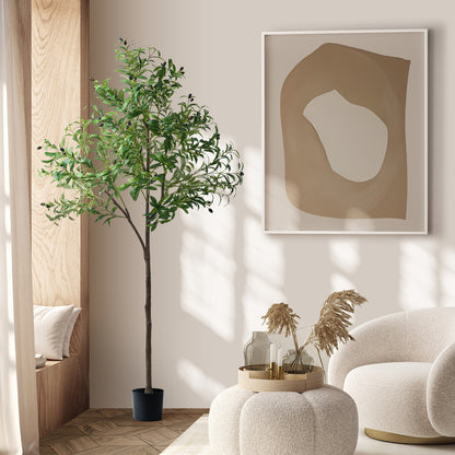 180cm Artificial Olive Tree Lifelike Potted Plant Indoor Outdoor Home Decor Styile