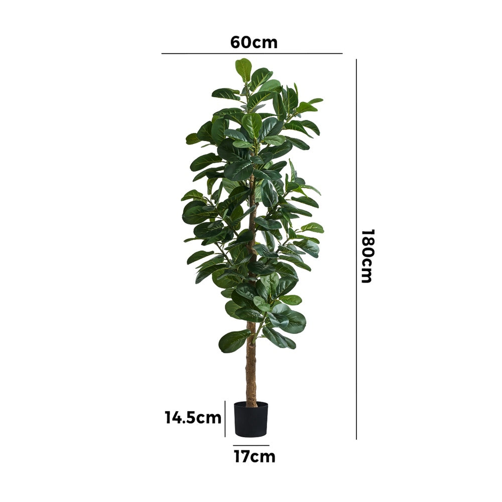 180cm & 150cm Artificial Fiddle Leaf Fig Tree Lifelike Plants