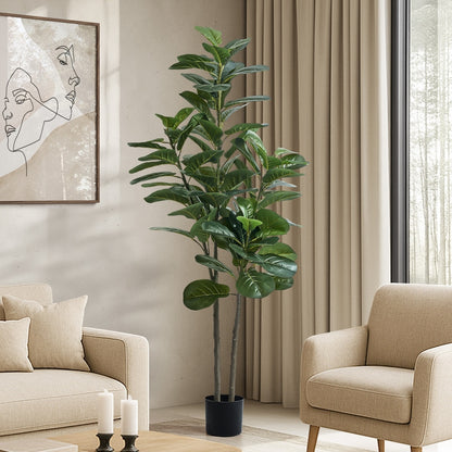 180cm & 150cm Artificial Fiddle Leaf Fig Tree Lifelike Plants