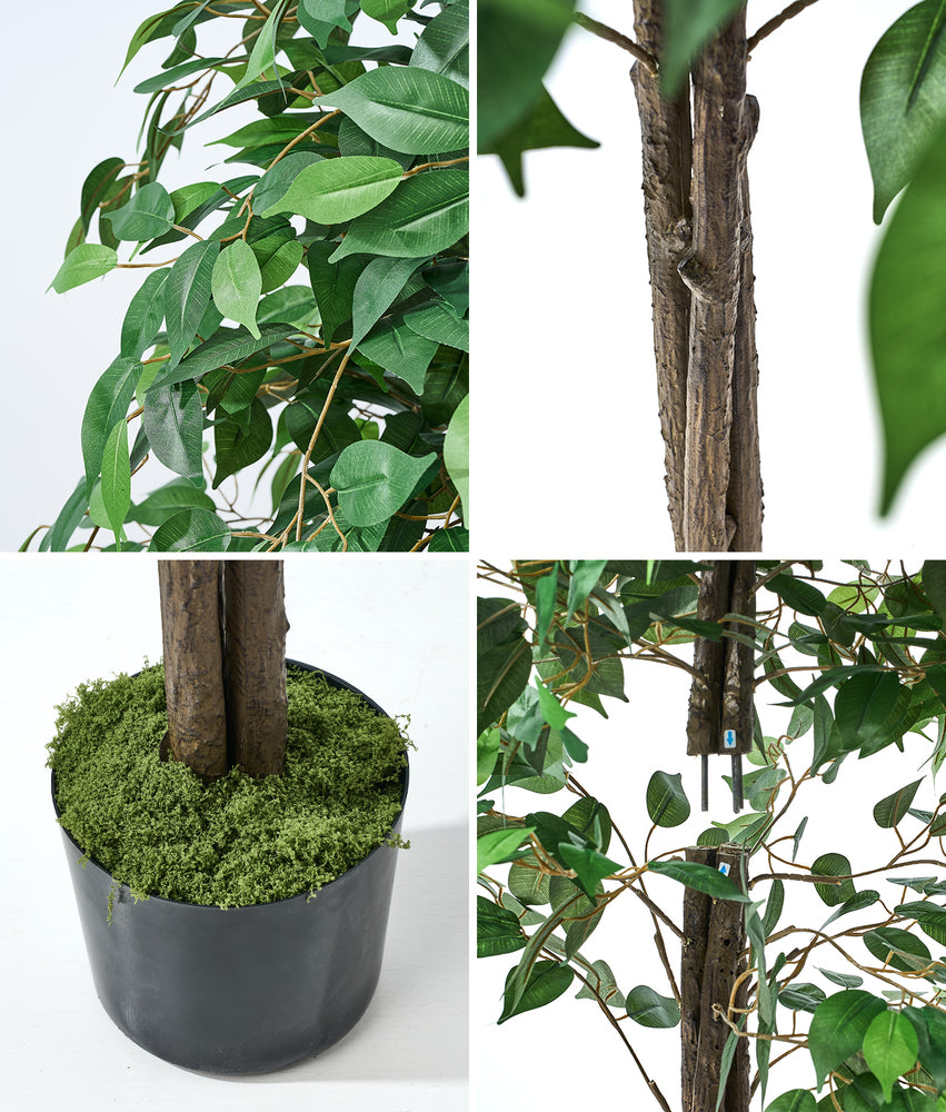 2x Artificial Palm Trees Potted Plants 180cm Indoor Home Decor Green A4 & A20