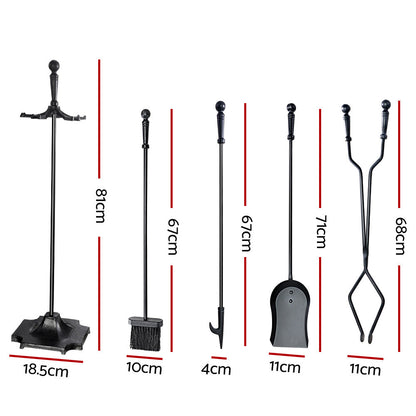 Fire Pit Tool Set 5 Pcs