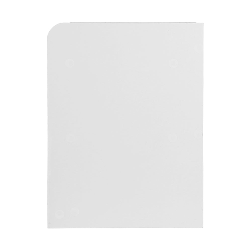 Bedside Table 1 Drawer With Shelf - Fara White