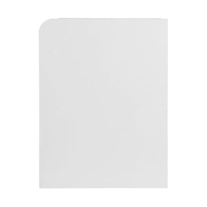 Bedside Table 1 Drawer With Shelf - Fara White