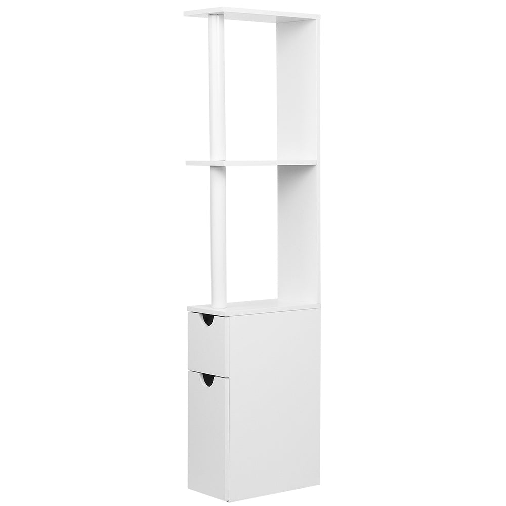 Bathroom Cabinet Storage 118Cm Shelf White