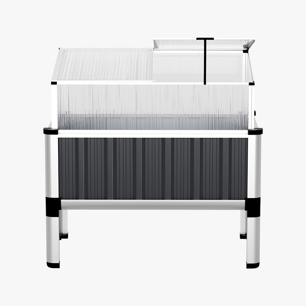 Raised Greenhouse Garden Bed - Galvanized Steel 80CM