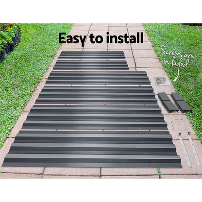 Heavy-Duty Garden Beds - Galvanized Steel 210CM