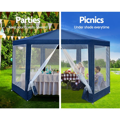 2X2M Marquee Wedding Party Tent - Navy