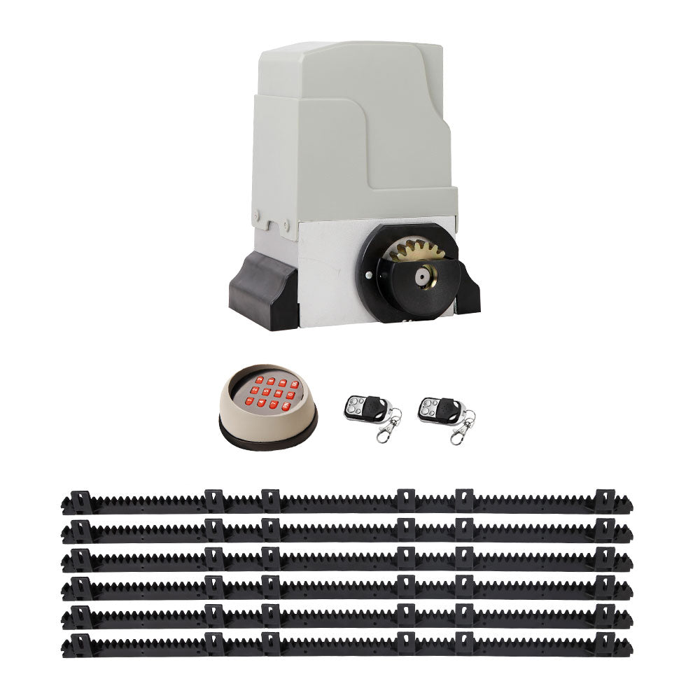 Automatic Sliding Gate Opener Kit Keypad 6M 1800Kg