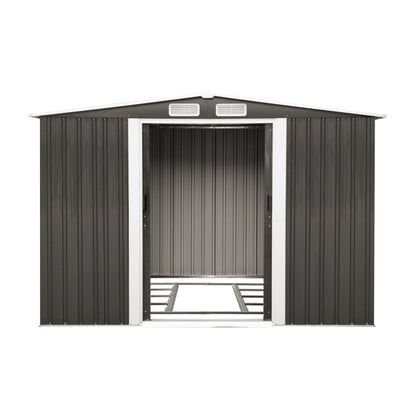 Garden Shed Outdoor Storage Sheds Cabin Metal Base