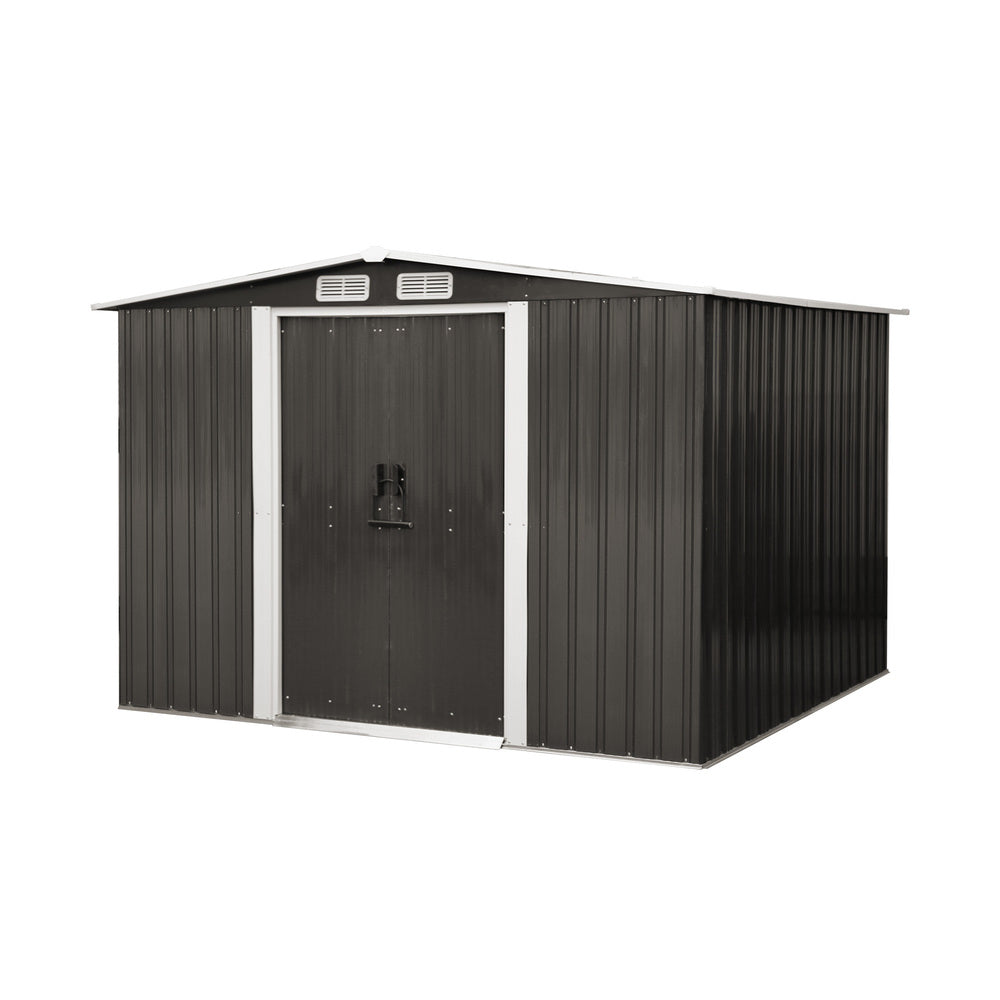 Garden Shed Outdoor Storage Sheds Cabin Metal Base