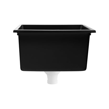 Kitchen Sink 38x38cm Granite Stone Sink Laundry Basin Single Bowl