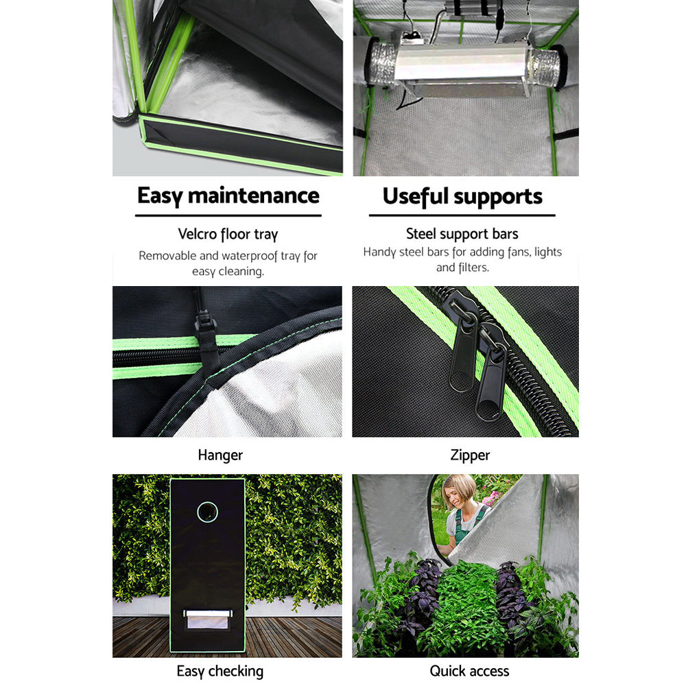 60x60x140CM Hydroponics Kit Indoor Plant Room System