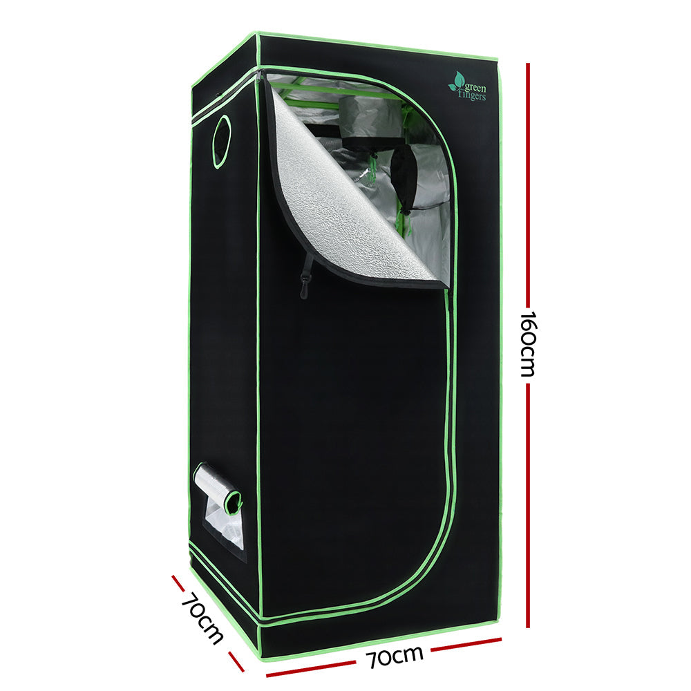 70x70x160CM 1680D Hydroponics Kit Indoor Plant Room System