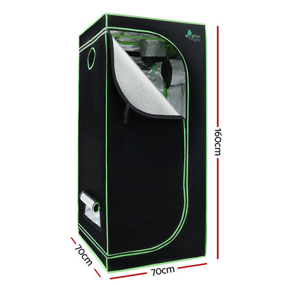 70x70x160CM 1680D Hydroponics Kit Indoor Plant Room System