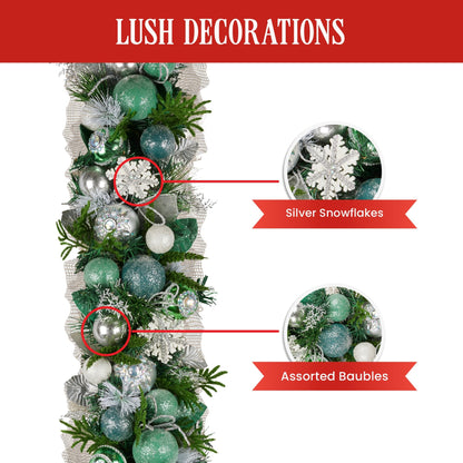 Mint Luxe Christmas Garland - 100cm