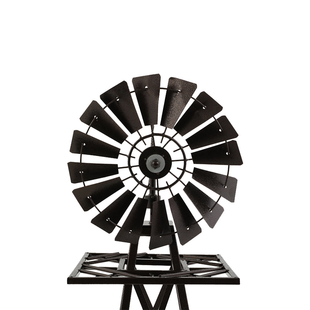 Garden Windmill 120Cm Metal Ornaments Outdoor Décor