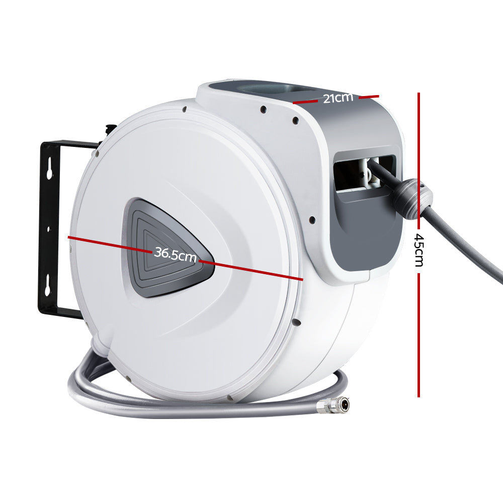 Air Hose Reel 10M Retractable Rewind Swivel Wall Mount Compressor Garage