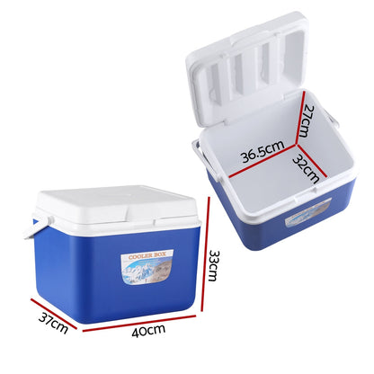 13L Portable Ice Cooler Box Camping Fridge