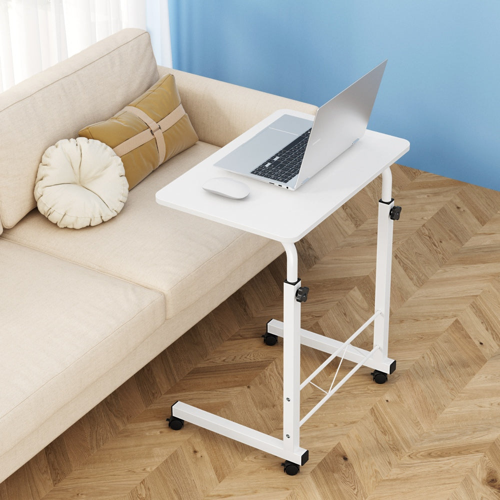 Laptop Desk Table Adjustable 60Cm White