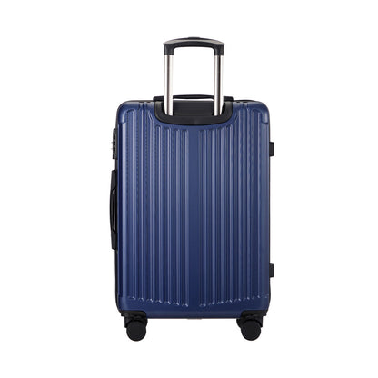 28" Luggage Set Travel TSA Lock ABS Case Black/Grey/Navy