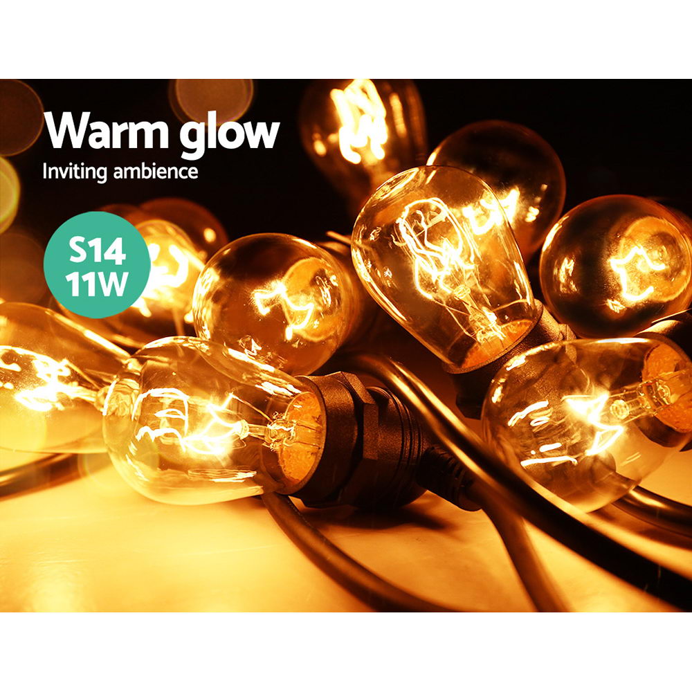 38M Led Festoon String Lights For Outdoor Events