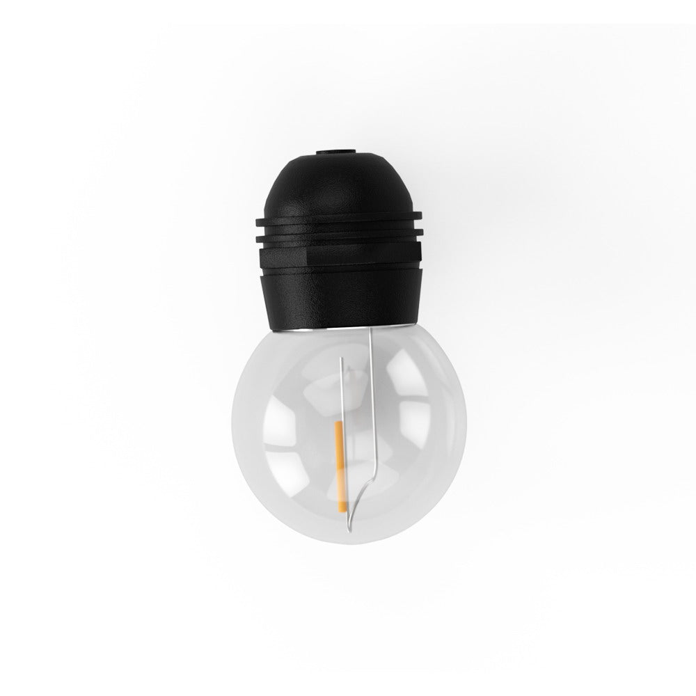 Glowing Solar Festoon Lights for Outdoor Christmas Magic
