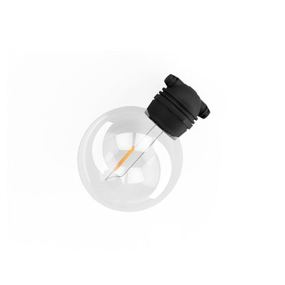 Glowing Solar Festoon Lights for Outdoor Christmas Magic