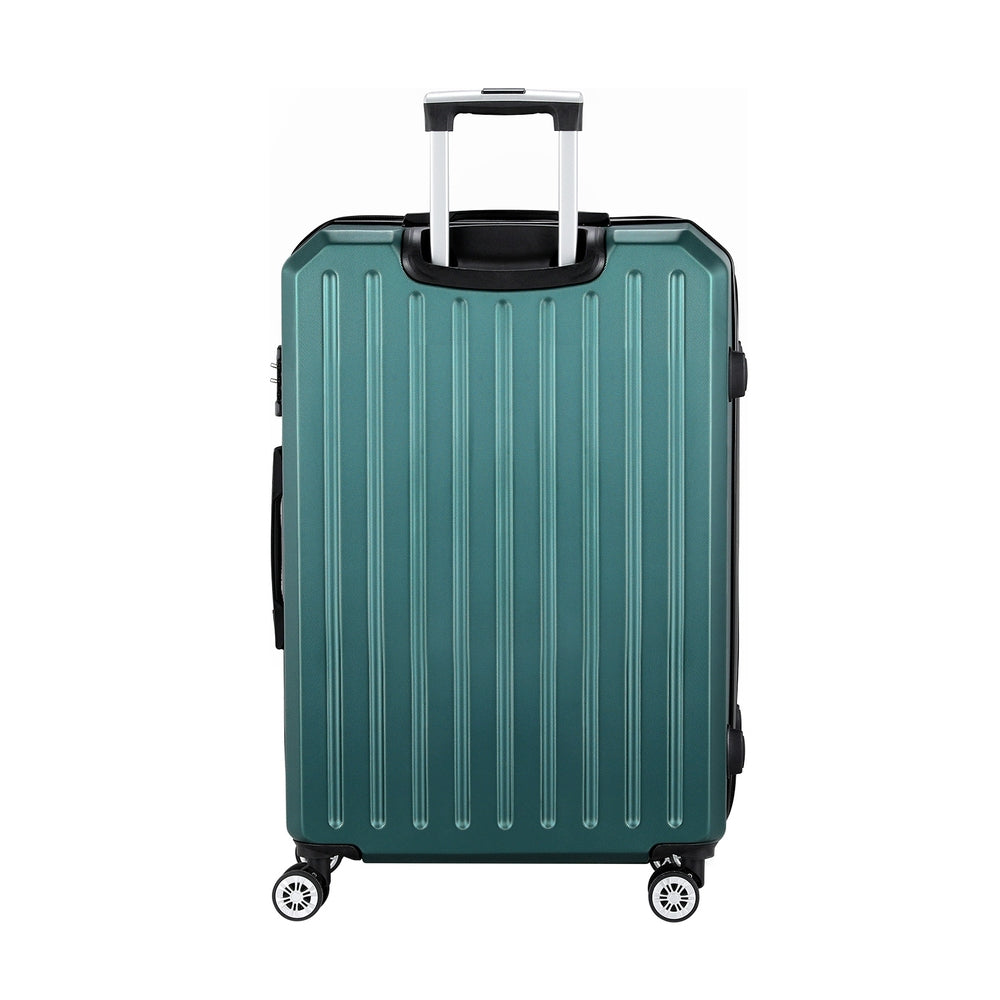 28-inch Luggage Set with TSA Lock�ABS Hard Shell Travel Suitcase Organiser Luggage Case Atrovirens