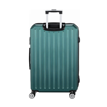 28-inch Luggage Set with TSA Lock�ABS Hard Shell Travel Suitcase Organiser Luggage Case Atrovirens