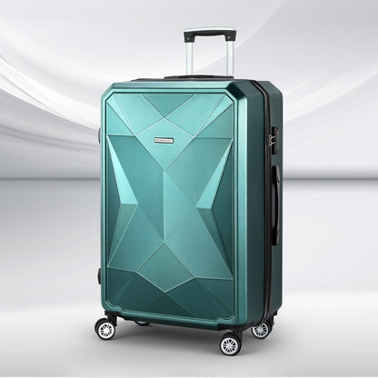28-inch Luggage Set with TSA Lock�ABS Hard Shell Travel Suitcase Organiser Luggage Case Atrovirens