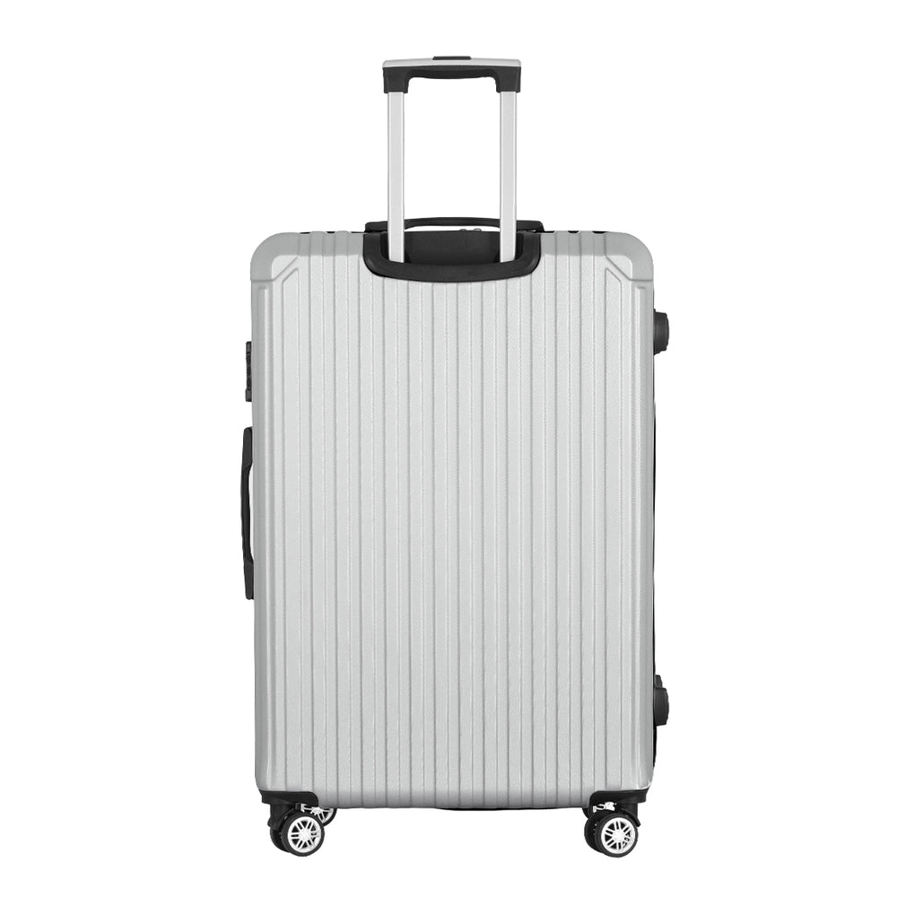 28-inch TSA Lock Hard Shell Luggage Set - Light Grey